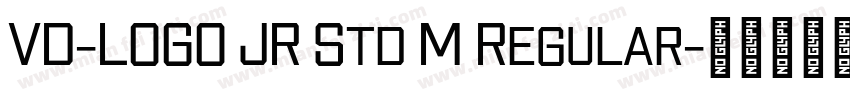 VD-LOGO JR Std M Regular字体转换